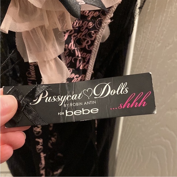 Bebe pussycat dolls lace up tank & thong collectible item Y2K - Picture 11 of 11